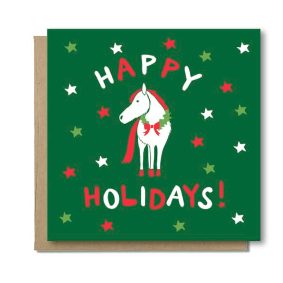 Modern Mare Goods Happy Holidays Card