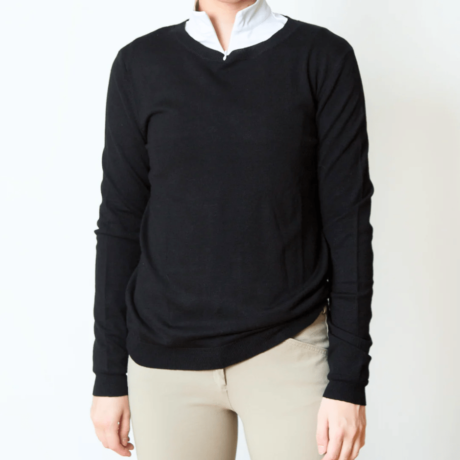 TKEQ Essential Crewneck Sweater - Black