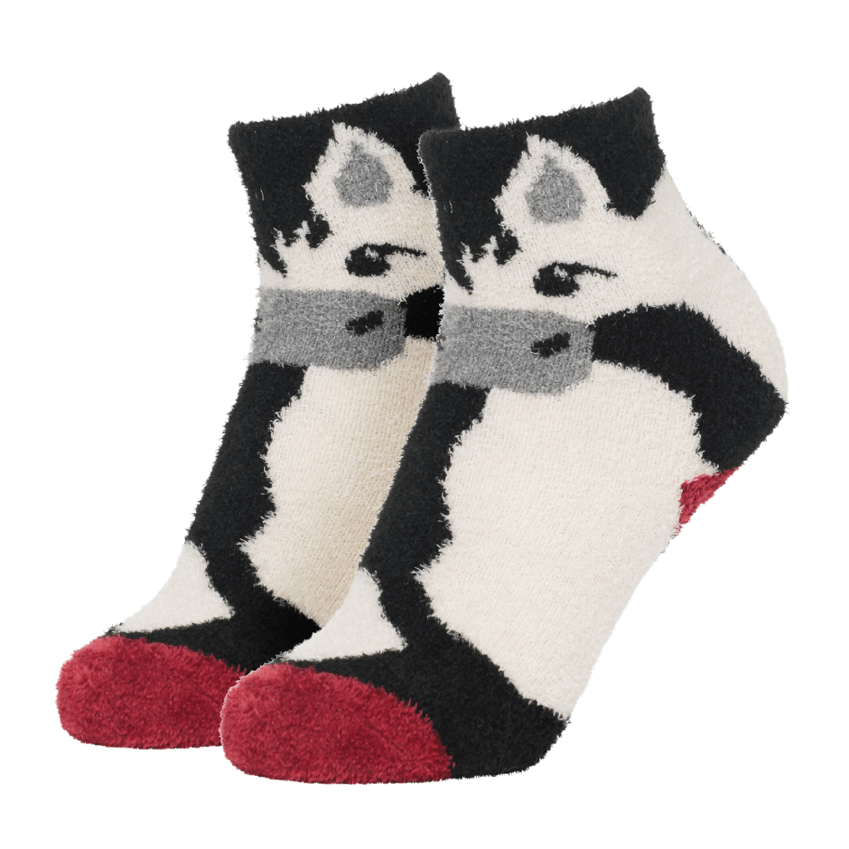 Lemieux Mini Fluffy Character Socks - Razzle