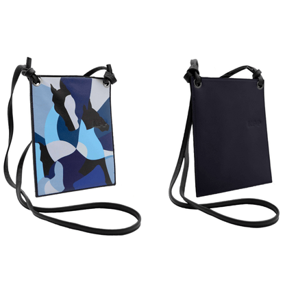 KEP Viking "The Essence of Audacity" Cross Body Purse - Blue