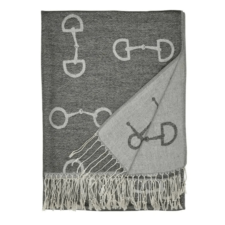 Snaffle Bit Pashina Scarf - Black