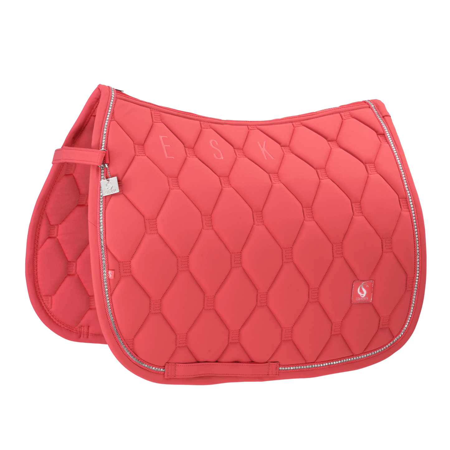 Eskadron Softshell Crystal Dressage Pad - Coral