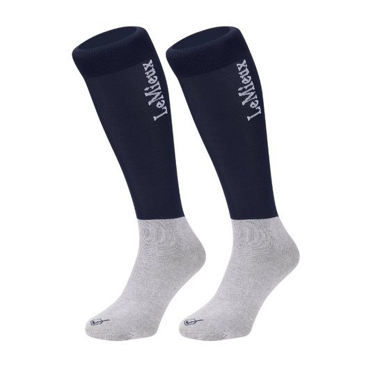 LeMieux Mens Competition Socks (Twin Pack) - Navy