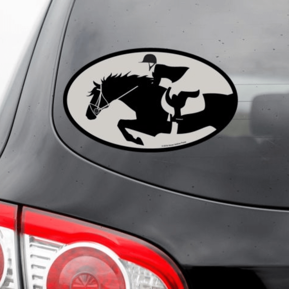 Oval Horse Sticker - Grand Prix