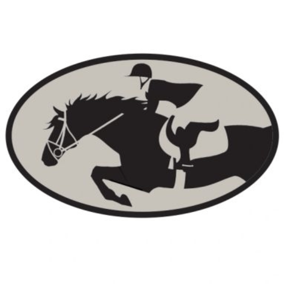 Oval Horse Sticker - Grand Prix