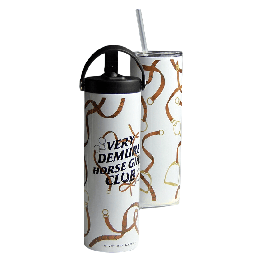 Very Demure Horse Girl Club Stainless Steel Water Bottle