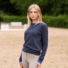 TKEQ Essential Contrast Crewneck Sweater