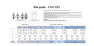X'Air Size Chart