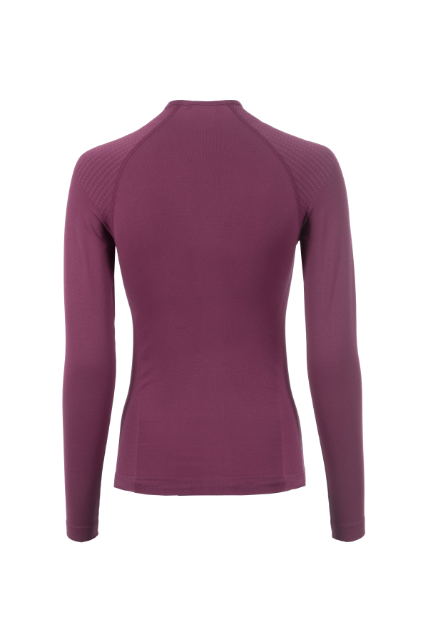 Cavallo Emica Mock Neck Base Layer - Dusty Violet rear view