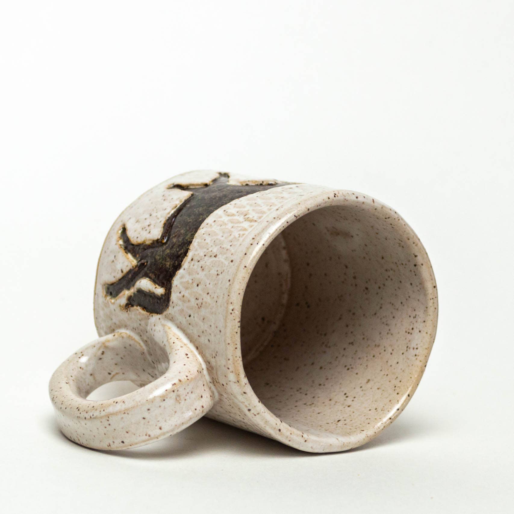 Brown Horse on White Stoneware 10oz Mug