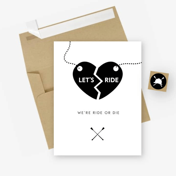 Ride Or Die Valentine's Day Card