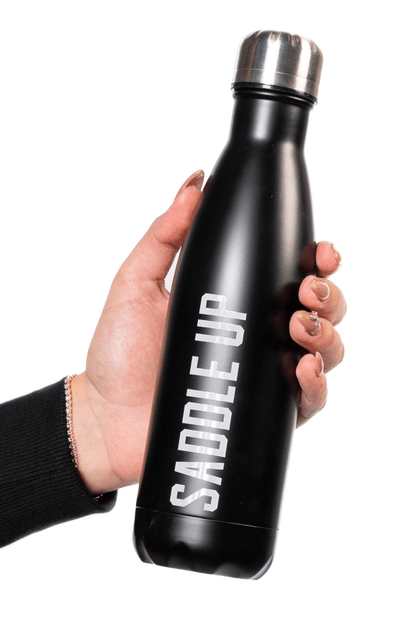 Spiced Equestrian Saddle Up Insulated Bottle - Onyx