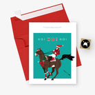 Ho! Ho! Ho! Equestrian Christmas Card