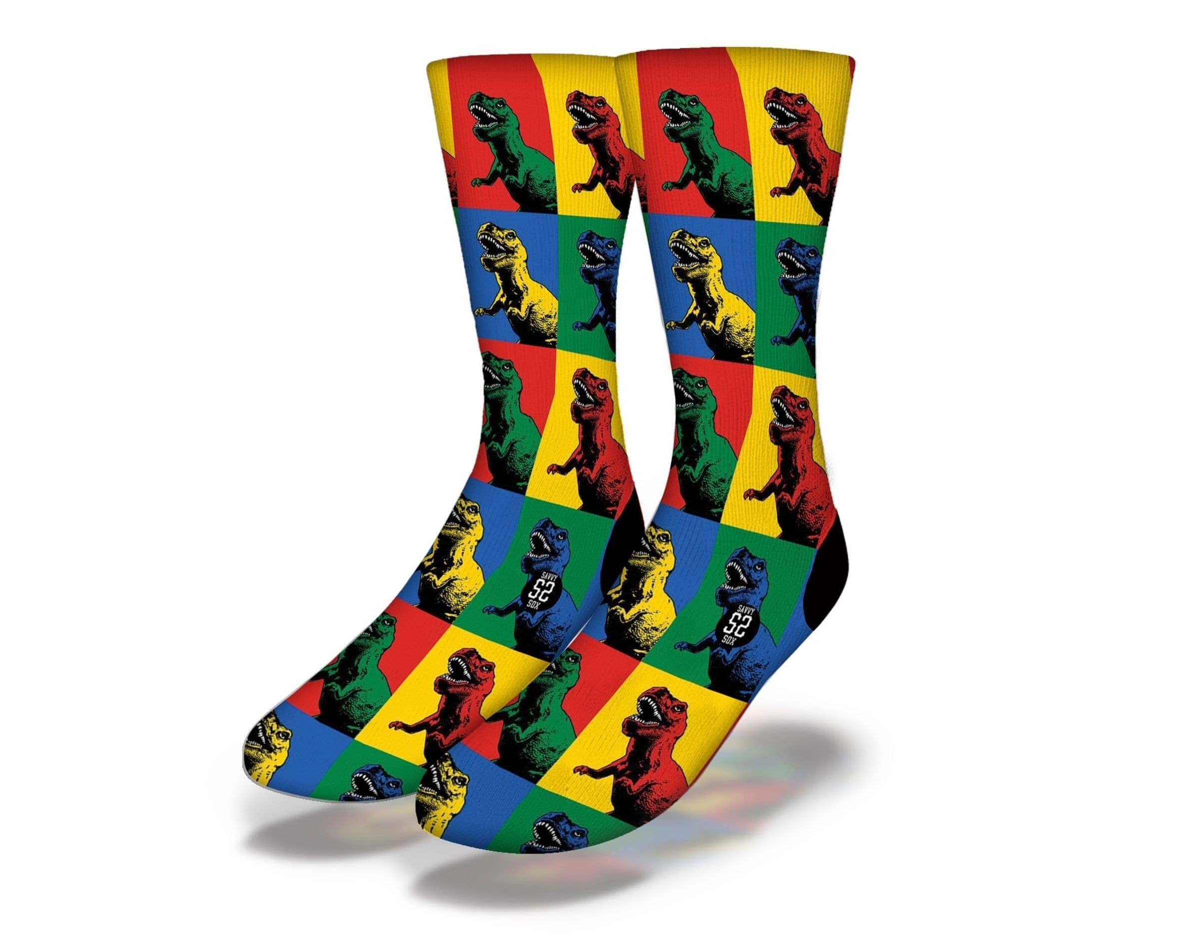 Savvy Sox Dino Colored Socks