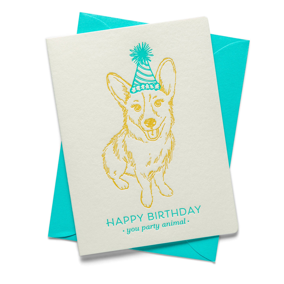Corgi Birthday Card