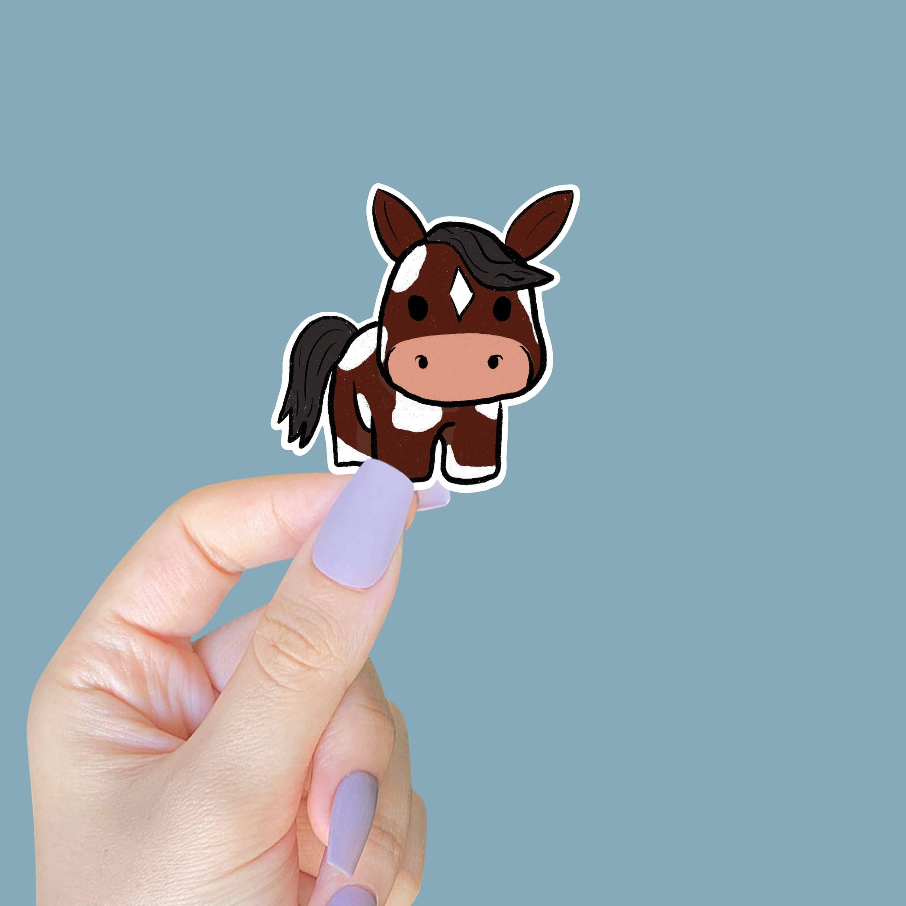 Bay Paint Pony Cartoon Sticker