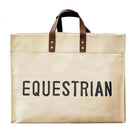 Equestrian Canvas Tote 