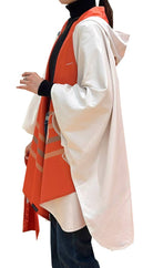 Orange Horse Corral Reversible Rain Cape
