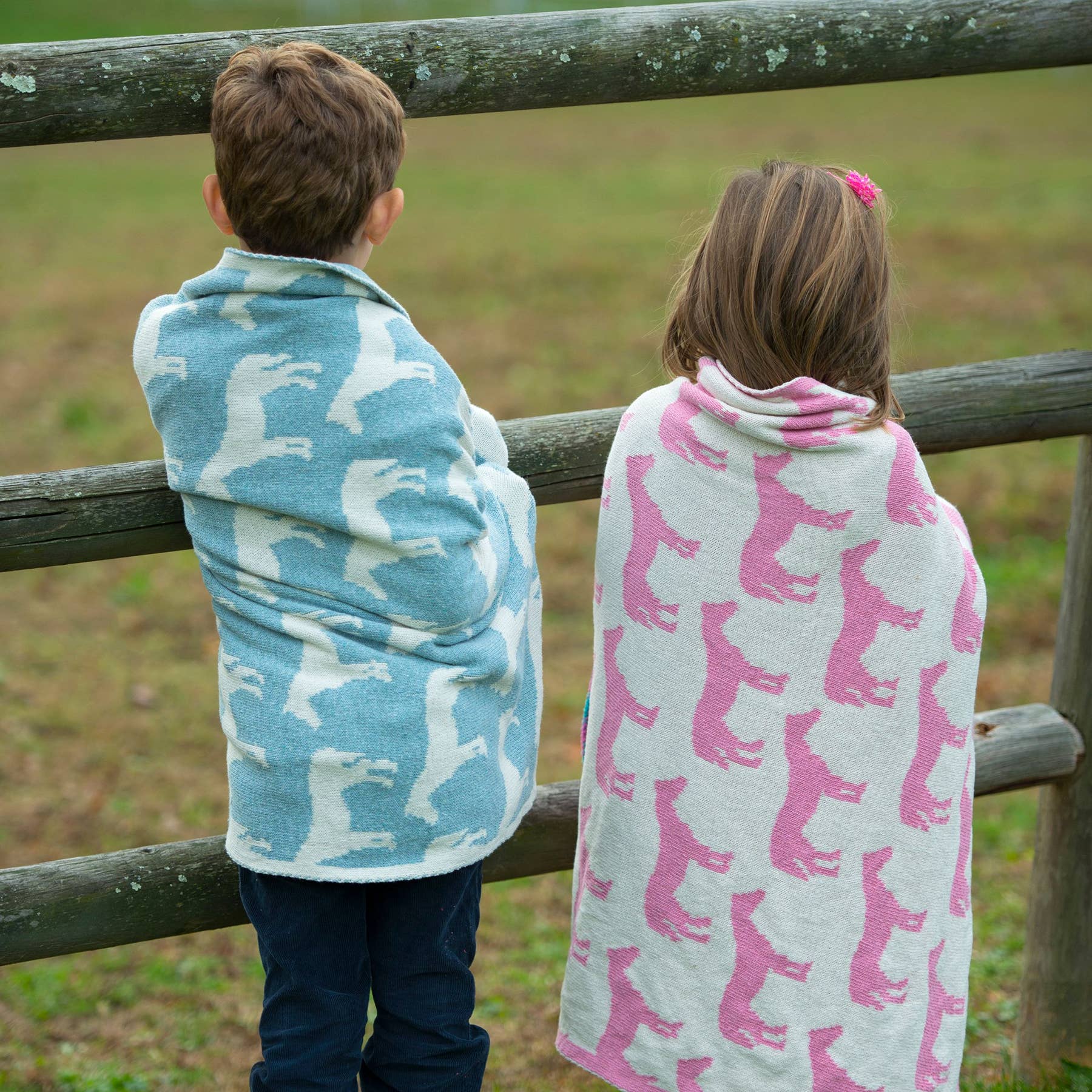 Baby Reversible Cotton Knit Blanket