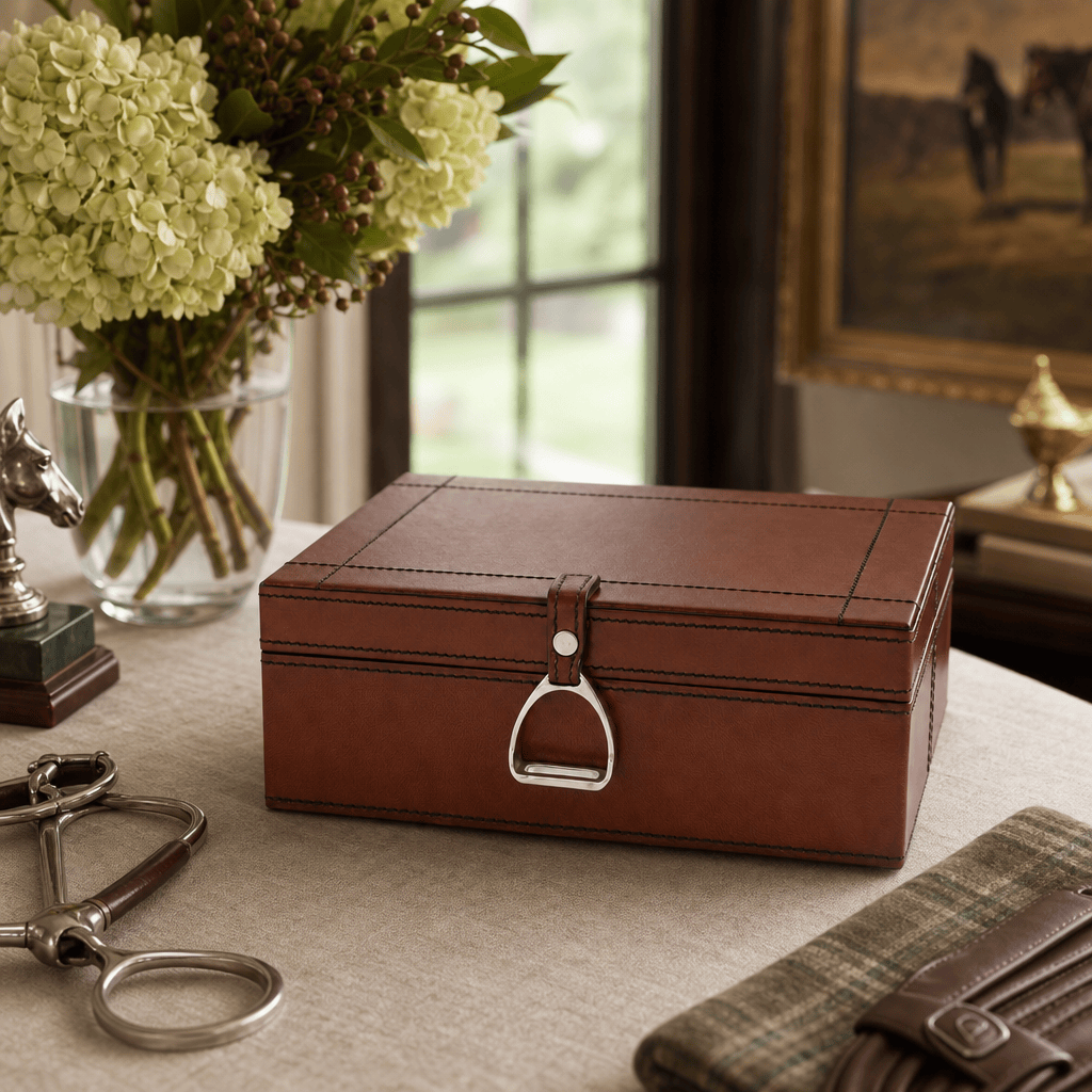 Stirrup Med Leather Box