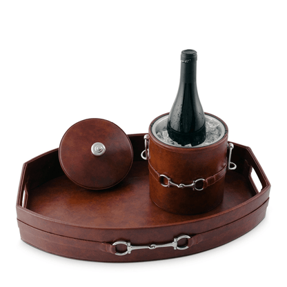 Equestrian Bit Leather Tray