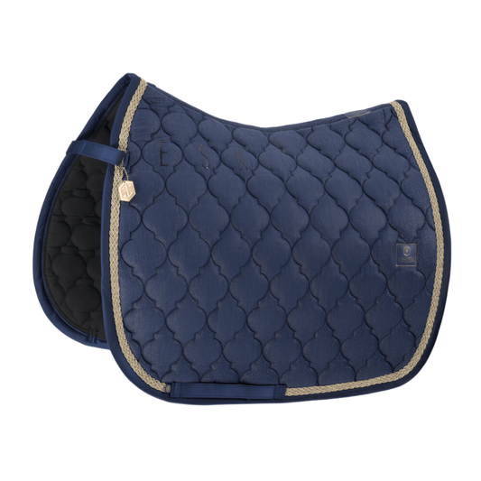 Eskadron Dressage Cotton Glitter Pad - True Blue