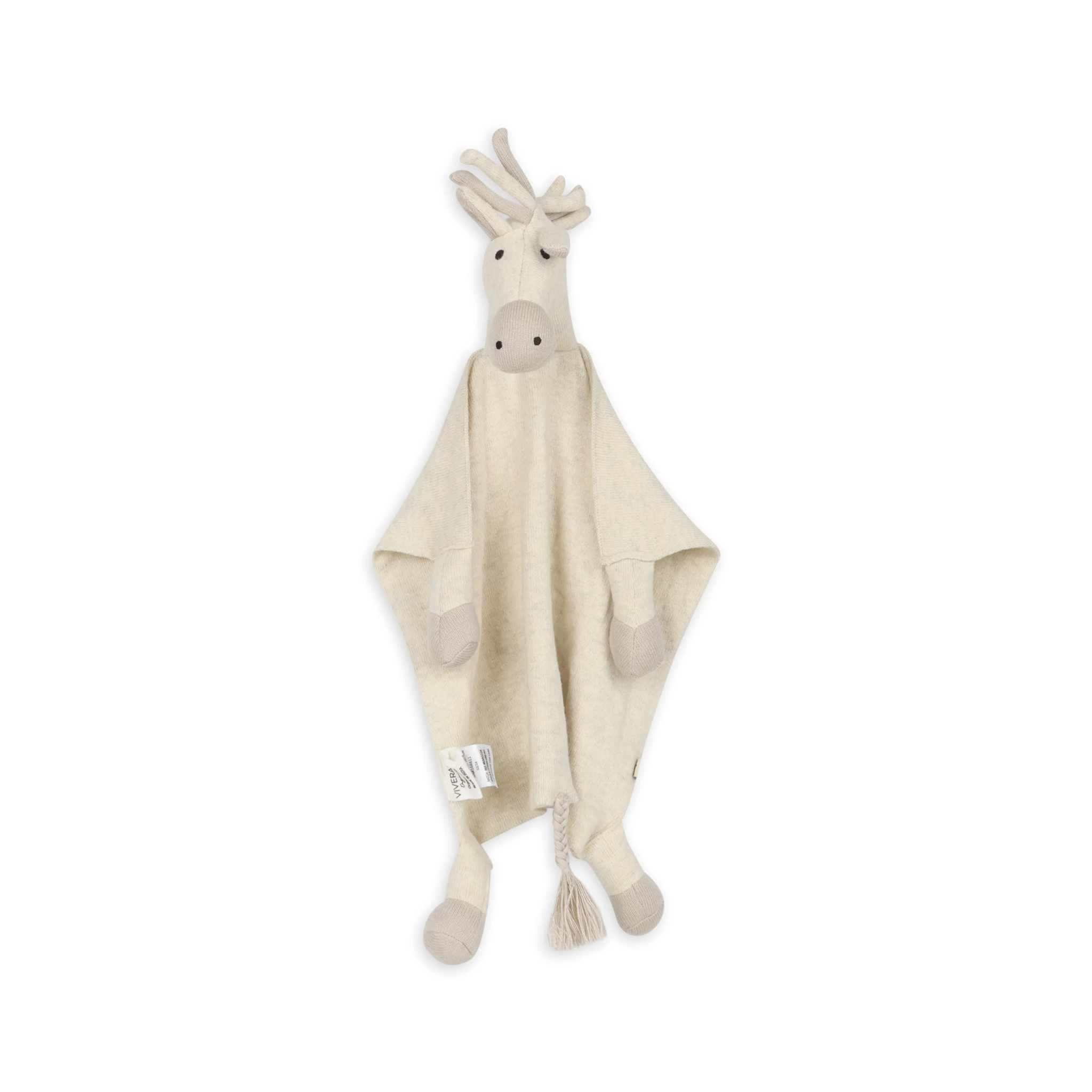 Organic Baby Horse Lovey Security Blanket Cuddle Cloth