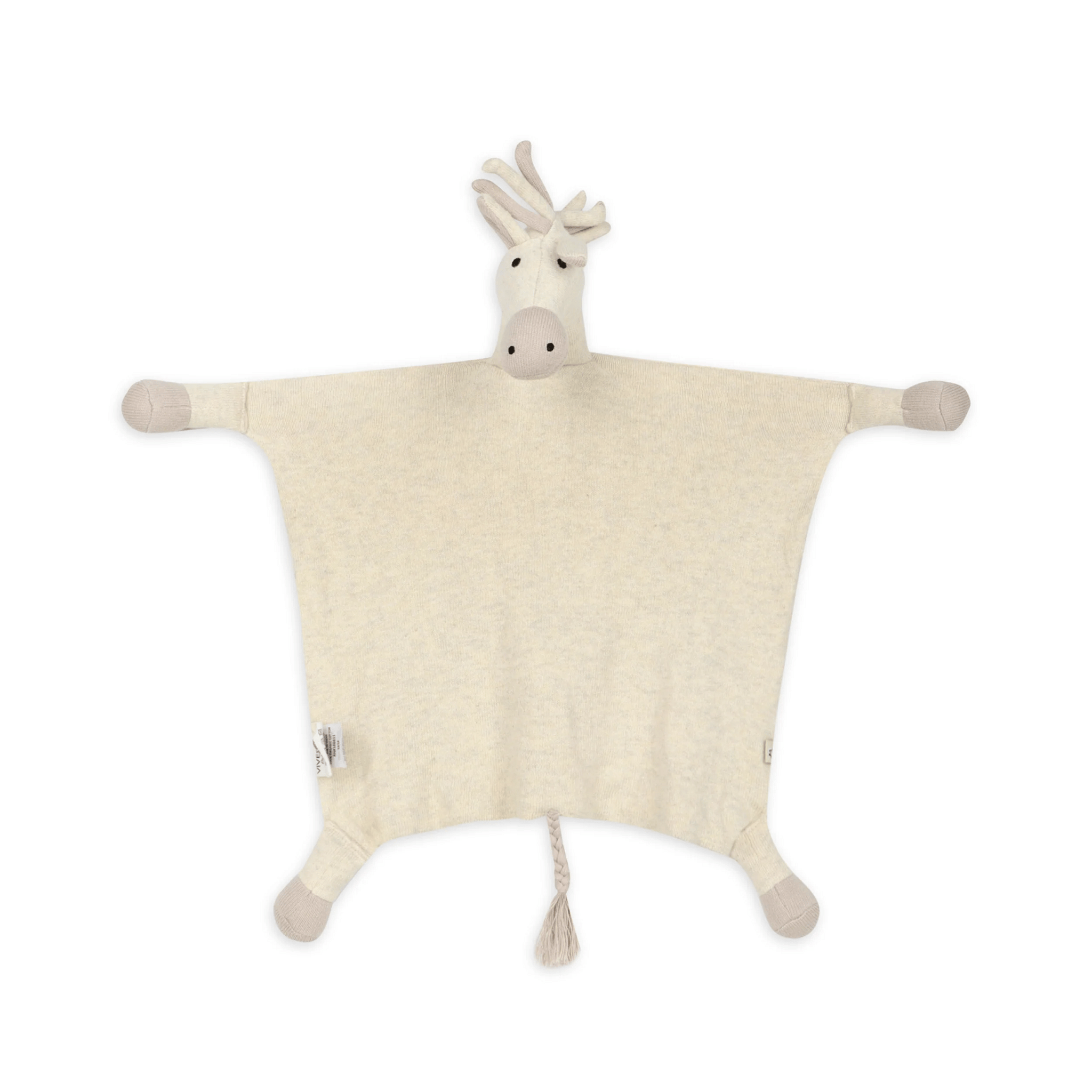 Organic Baby Horse Lovey Security Blanket Cuddle Cloth