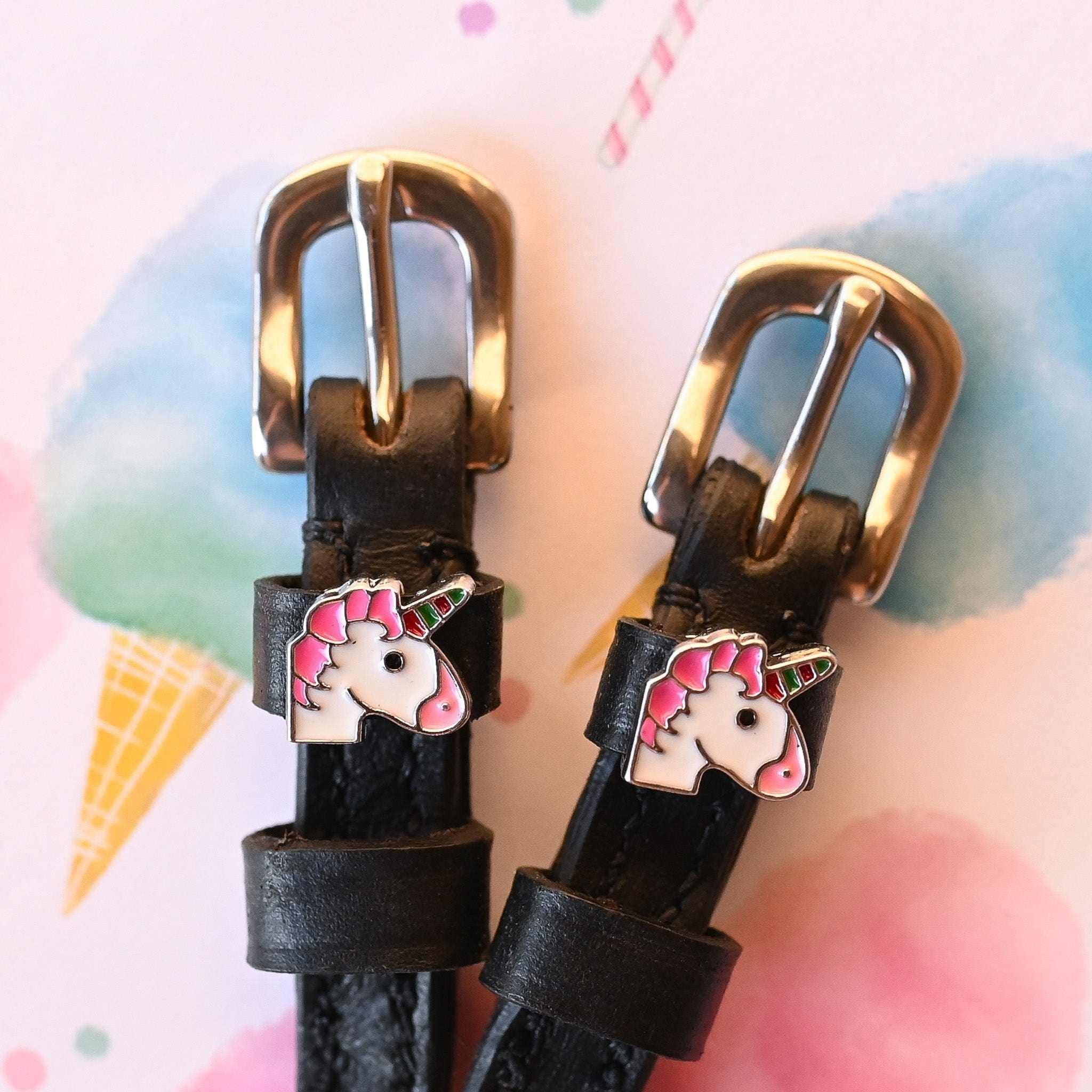 Mane Jane Spur Strap - Unicorn Emoji