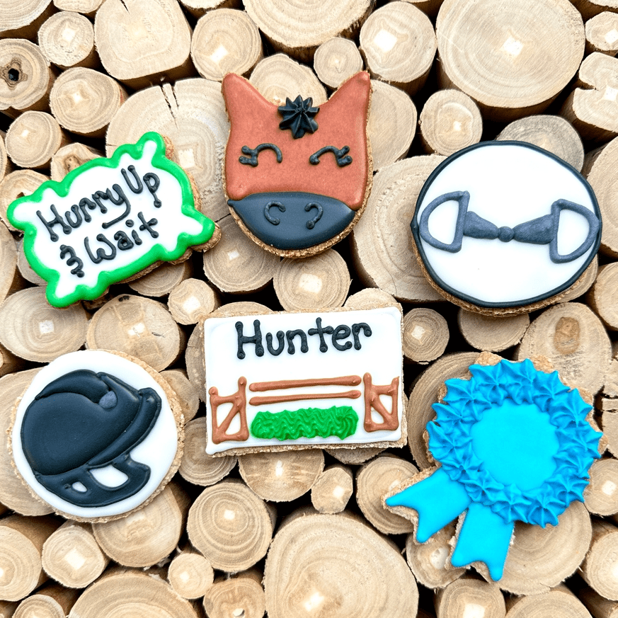 Hunter Ring Horse Cookie - 6 Pack