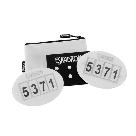 Eskadron Quick Pin 4 Number Set - White