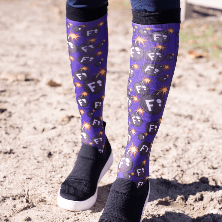 Dreamers & Schemers Knit Socks - F Bomb