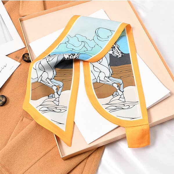 Equestrian Desert Equine Loop Scarf