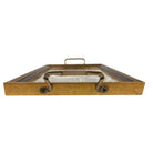 Saddled Horse Tray with Brass Handles