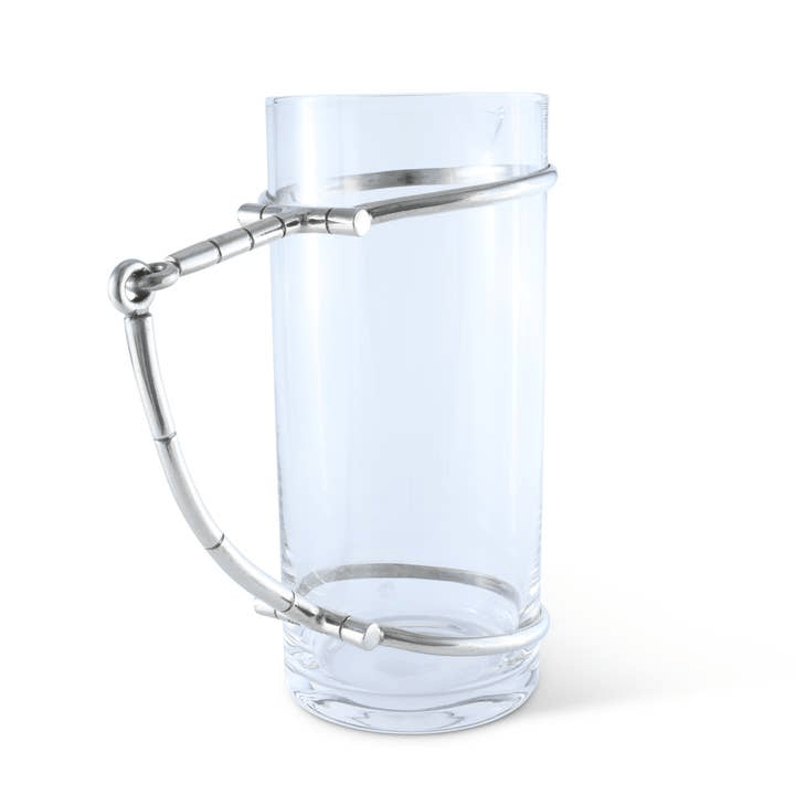 Horse Bit Glass Pitcher