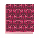 Mare Modern Goods Pink Horses Pattern Card