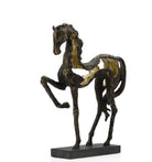 Large Prancing Horse Sculpture