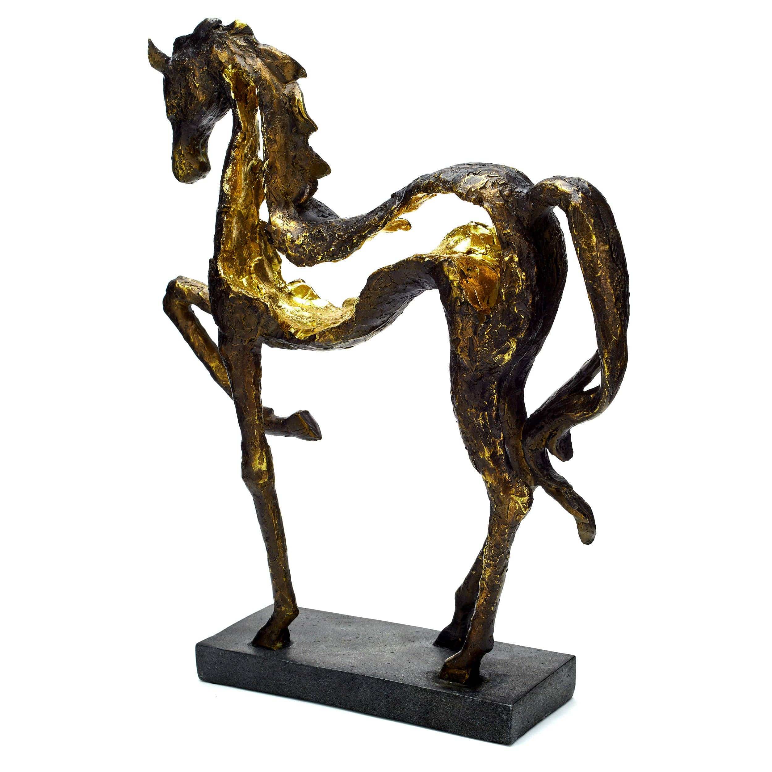 Large Prancing Horse Sculpture
