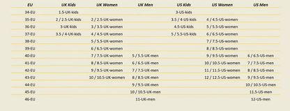 euro to us size conversion chart