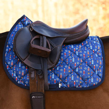 Dreamers and Schemers - Holiday Boom Saddle Pad