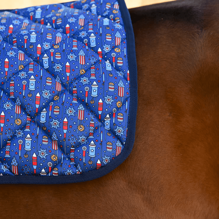 Dreamers and Schemers - Holiday Boom Saddle Pad