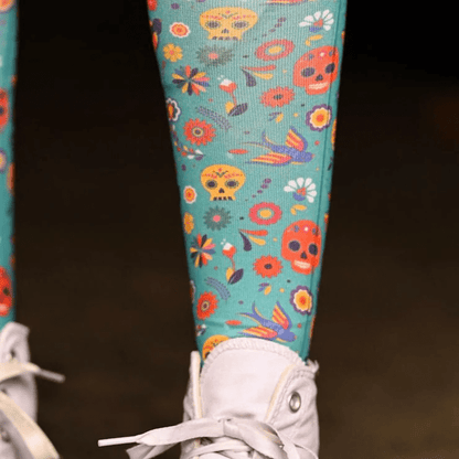 Dreamers & Schemers Knit Socks - Day of the Dead