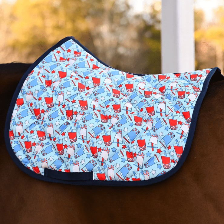 Dreamers and Schemers - Holiday The 4th Saddle Pad