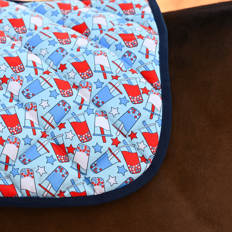 Dreamers and Schemers - Holiday The 4th Saddle Pad