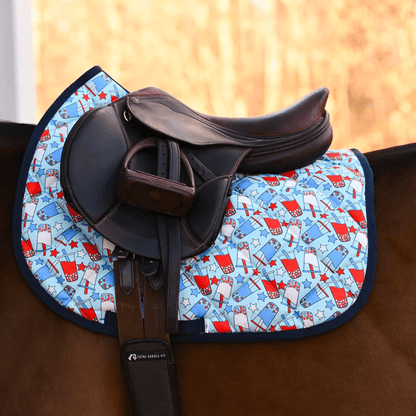 Dreamers and Schemers - Holiday The 4th Saddle Pad