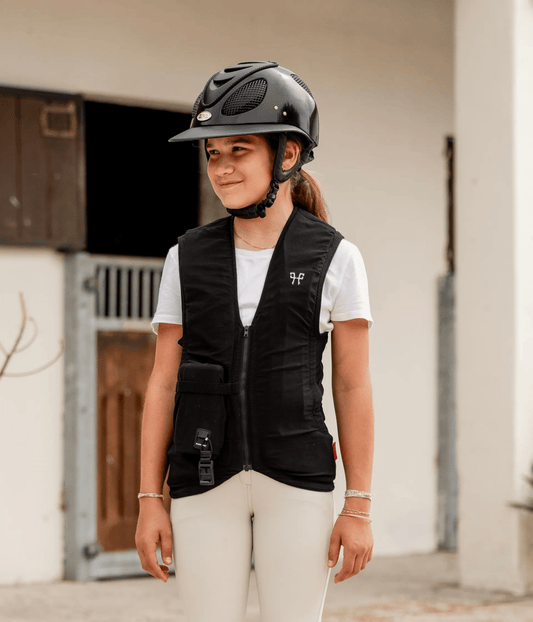 Horse Pilot Junior's Twist'Air 2.0 Airbag Vest - Black