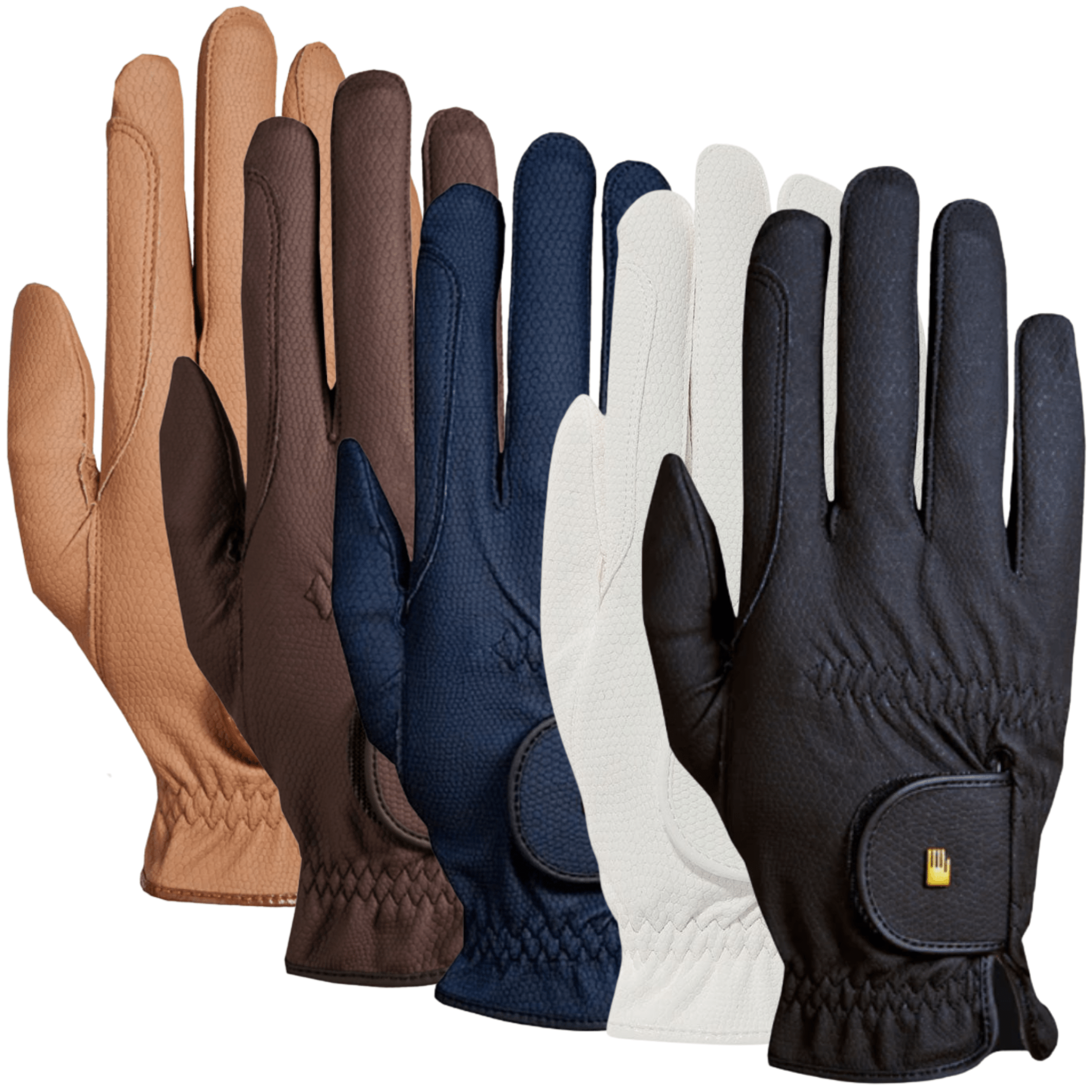 Roeckl Madison Guanto Da Equitazione Donna Con Touch Screen - Spandex E Pelle Sintetica