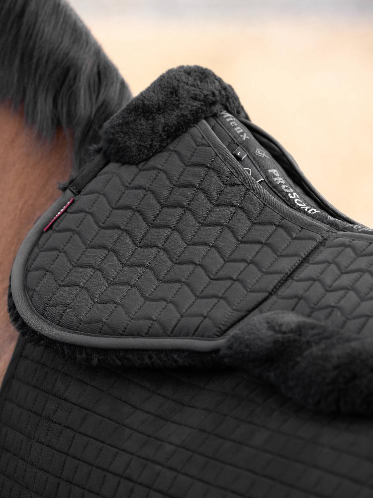 LeMieux Merino+ ProSorb 2 Pocket Half Pad - Black
