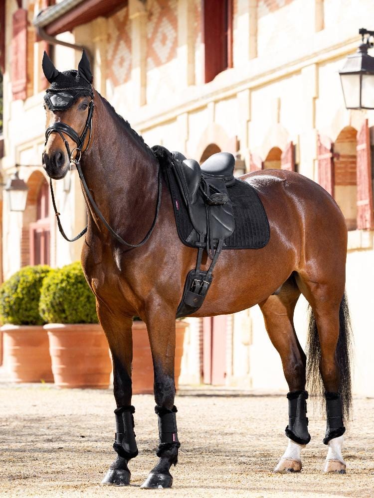 LeMieux Merino+ Half Lined Dressage Pad - Black