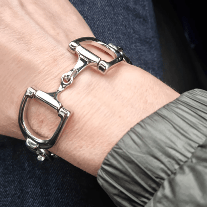 Dimacci Linked Snaffle Bracelet - Silver